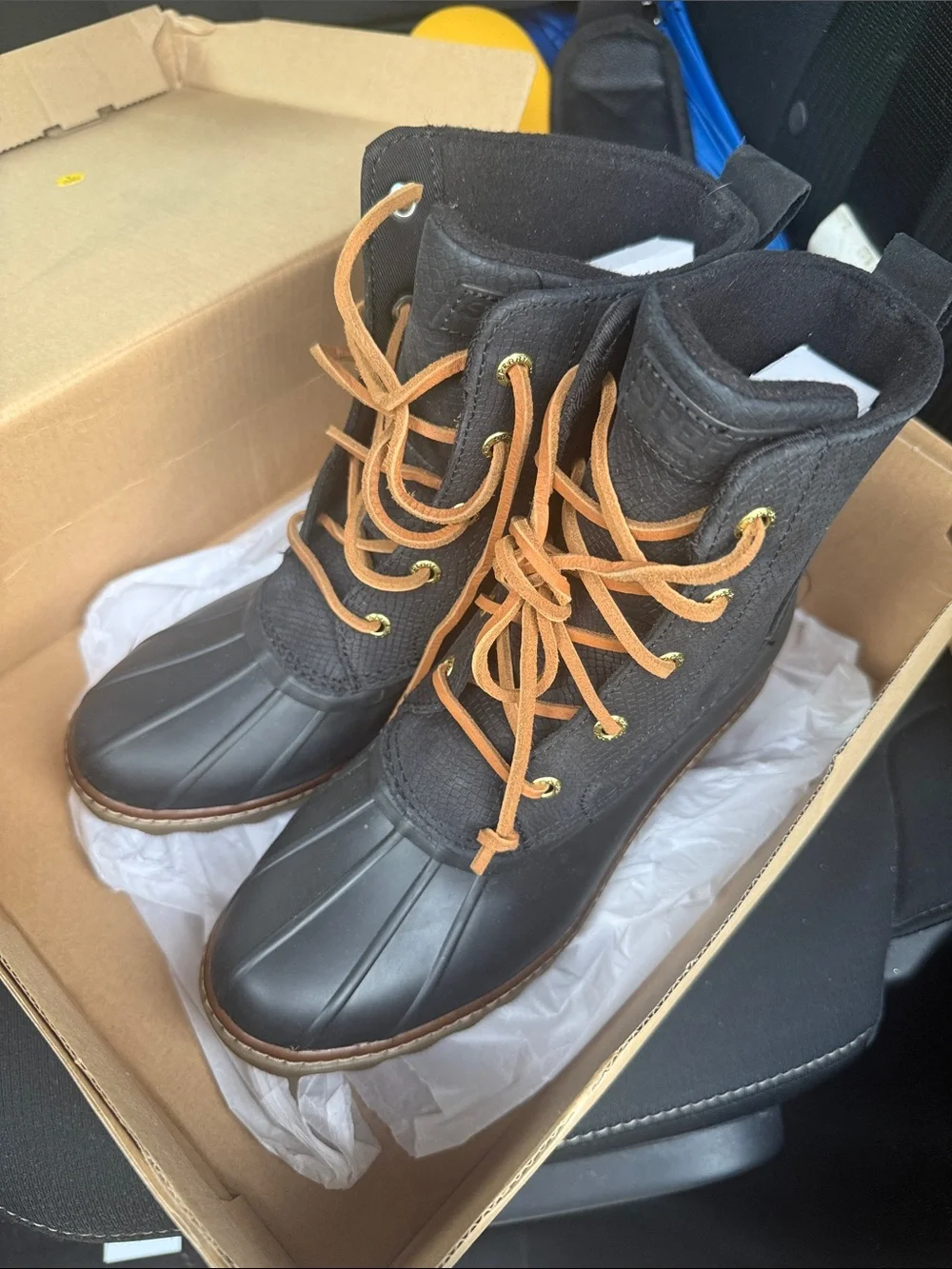 Sperry Topsider Saltwater Snake Heel Boot